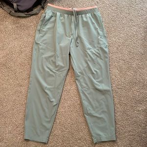 Mens Fabletics Green Sweatpants size medium